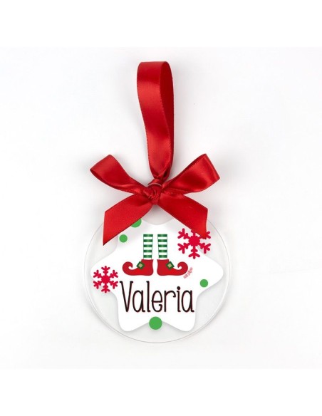 Bola Navidad METACRILATO Elfo