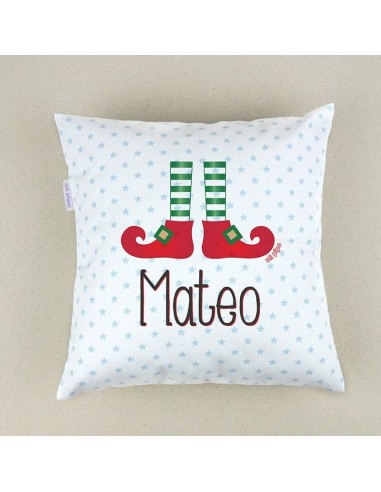 Cojín Navideño personalizado Elfo
