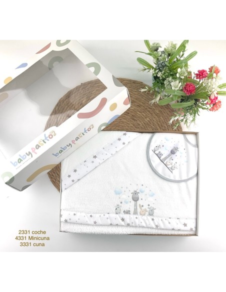 Baby pasito sabanas de coralina para minicuna