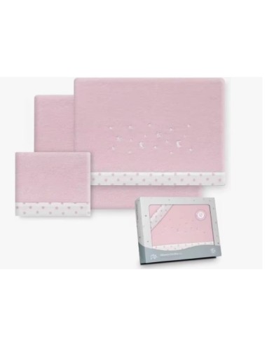 Interbaby sabanas de cuna de coralina rosas