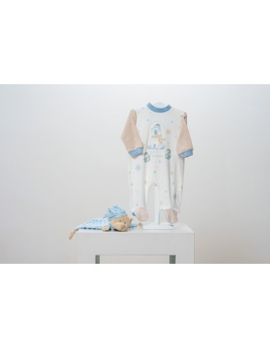 Pijama de bebe terciopelo oso polar