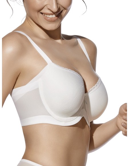 Selene sujetador violeta color marfil