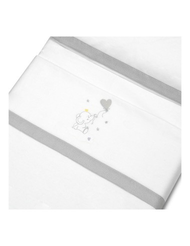 Interbaby sábanas minicuna elefante franela.