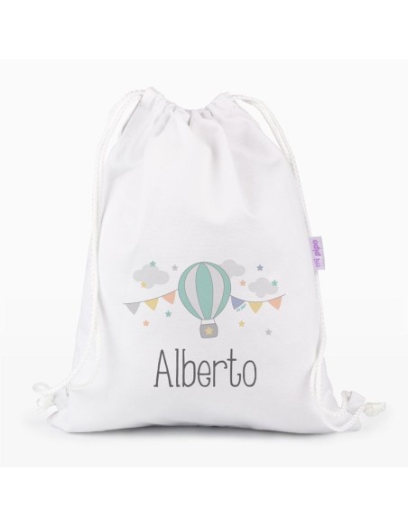 Petate Medium Lona Globo personalizado, color a elegir