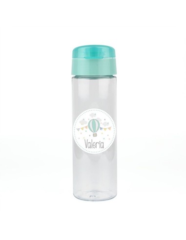 Botella Globo Menta 600ml personalizada