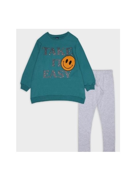 Street Monkey conjunto niña caritas.