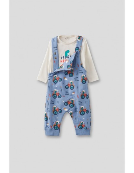 Street Monkey conjunto peto dinosaurios.