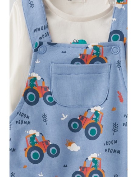 Street Monkey conjunto peto dinosaurios.