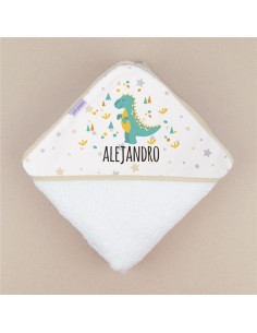 Capa de baño Dinosaurio Personalizada
