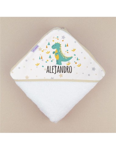 Capa de baño Dinosaurio Personalizada