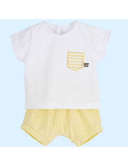 Conjunto pololo bebe modelo Frisa de Calamaro