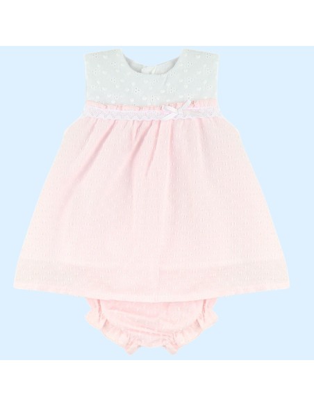 Vestido con braguita a juego marca Baby Ferr