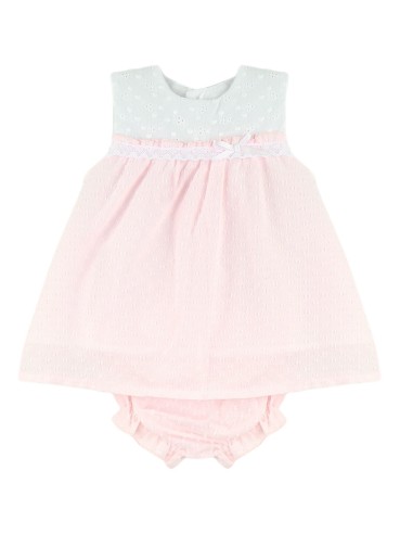 Vestido con braguita a juego marca Baby Ferr