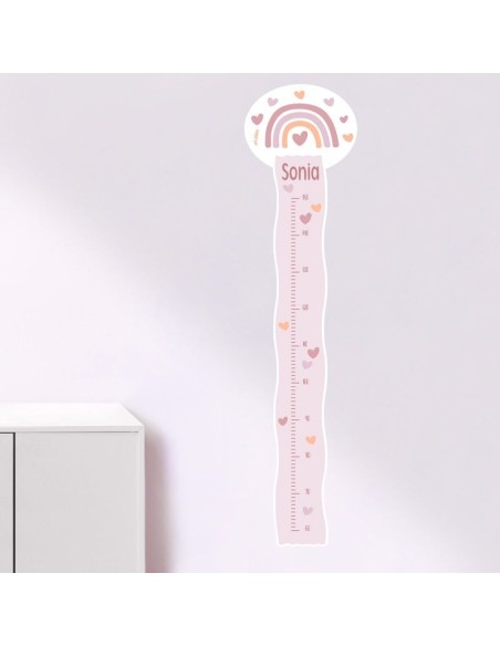 Vinilo decorativo Medidor Arcoíris Blush
