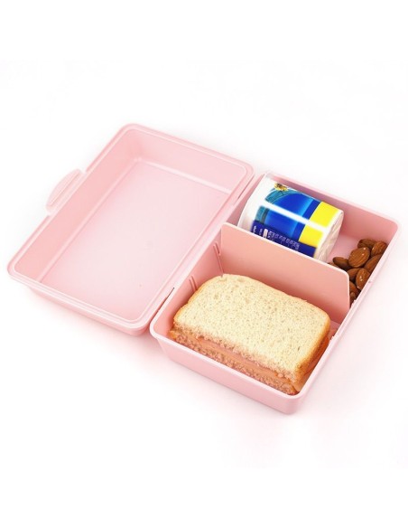 Cajita Porta Alimentos Arcoíris Blush Rosa personalizada