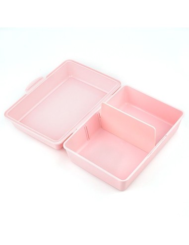 Cajita Porta Alimentos Arcoíris Blush Rosa personalizada