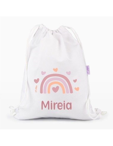 Petate Medium Lona Arcoíris Blush personalizado, color a elegir