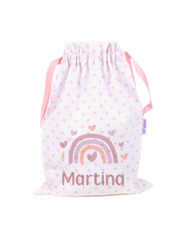 Saquito Arcoíris Blush personalizado