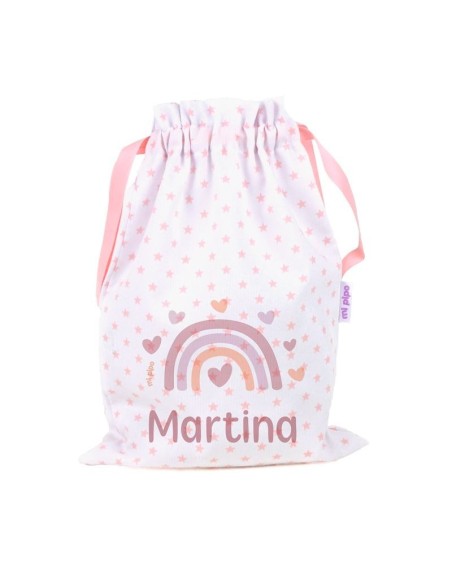 Saquito Arcoíris Blush personalizado