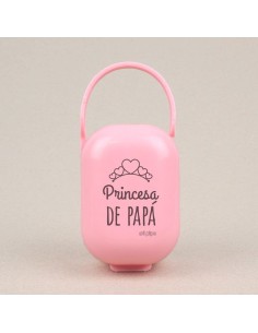 Cajita Portachupetes Princesa de Papá