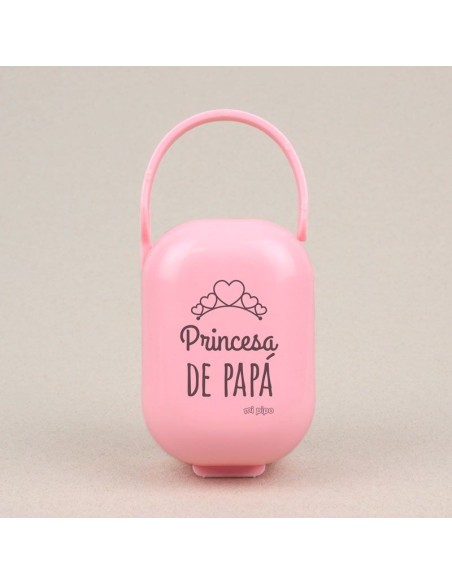 Cajita Portachupetes Princesa de Papá