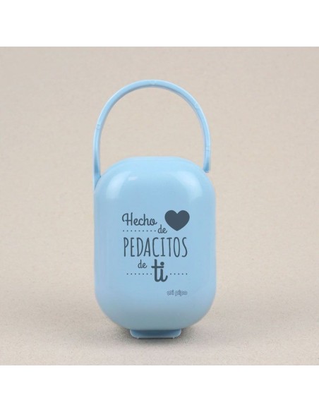 Cajita Portachupetes Hecho de pedacitos de ti