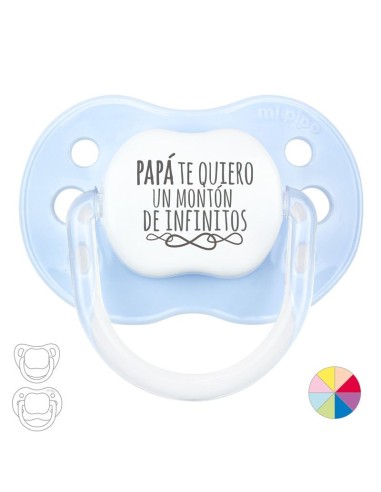 Chupete Divertido Papá te quiero un montón de infinitos
