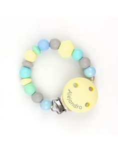 Mi pipo cadenita silicona personalizada en el clip multicolor