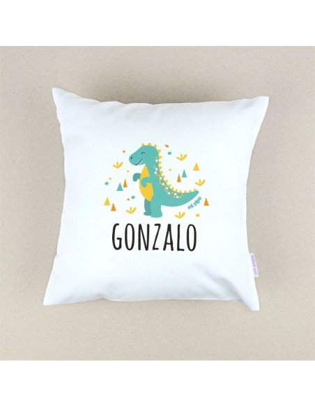 Cojín Dinosaurio personalizado