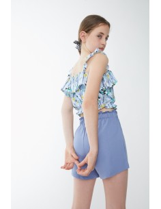 Conjunto niña top  estampados panda. 2