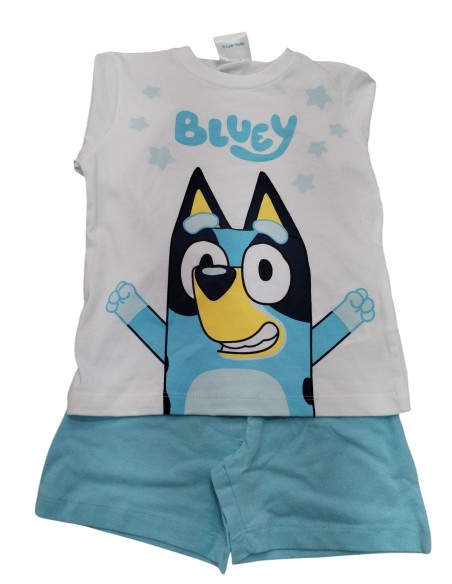 Bluey pijama infantil verano.