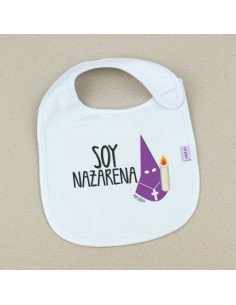 Babero Divertido Soy Nazarena Capirote