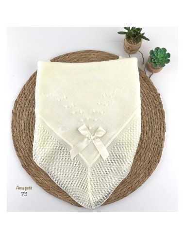 Toquilla hilo calada beige