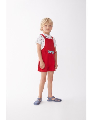Peto niño rojo cangrejito