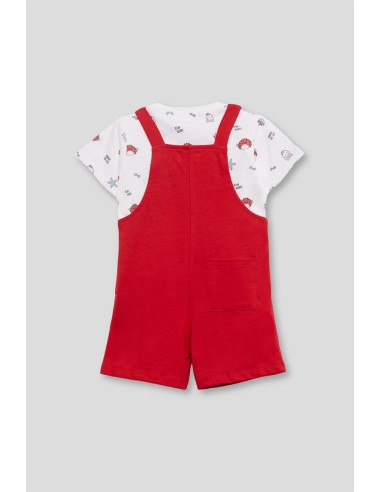 Peto niño rojo cangrejito