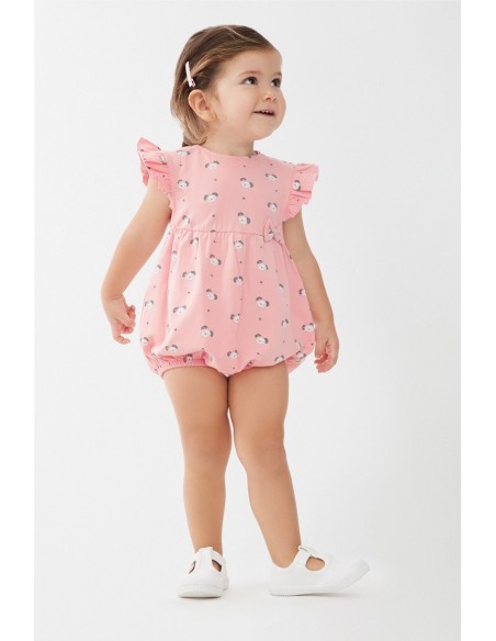 Pelele  bebe niña perritos