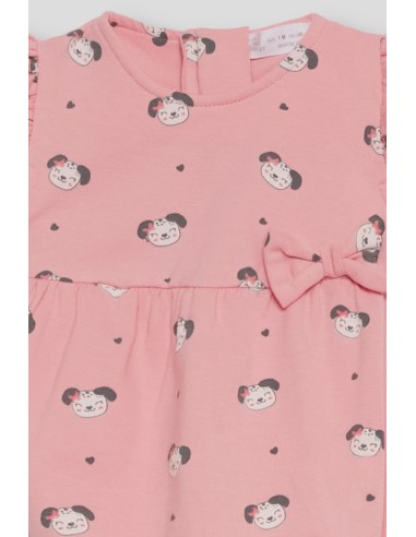 Pelele  bebe niña perritos