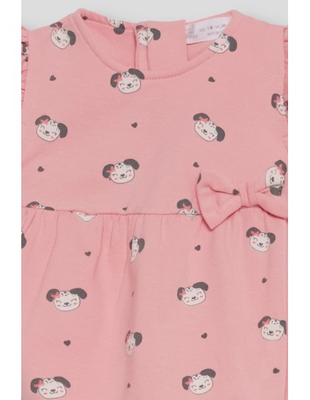 Pelele  bebe niña perritos