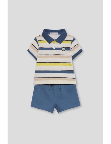 Street Monkey conjunto niño rayas.