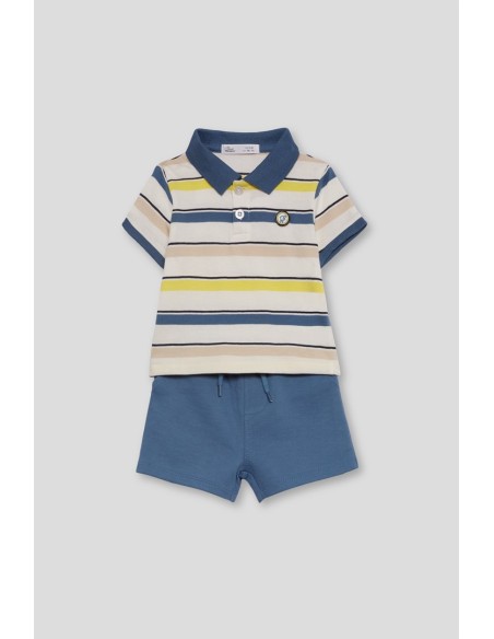 Street Monkey conjunto niño rayas.