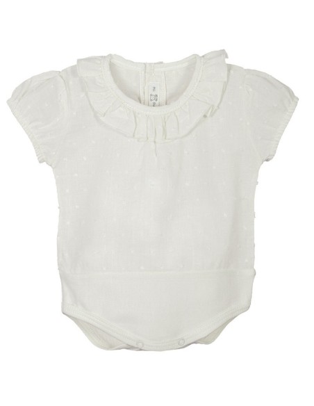 Body de camisa plumeti manga corta