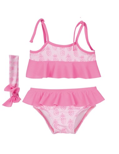 Bikini piñas con felpa a juego