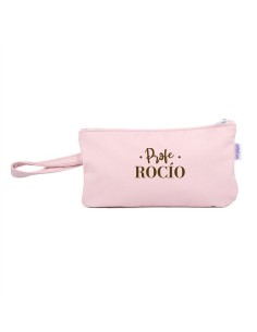 Bolso de Mano Shopper polipiel Rosa Profe/Seño + nombre personalizado