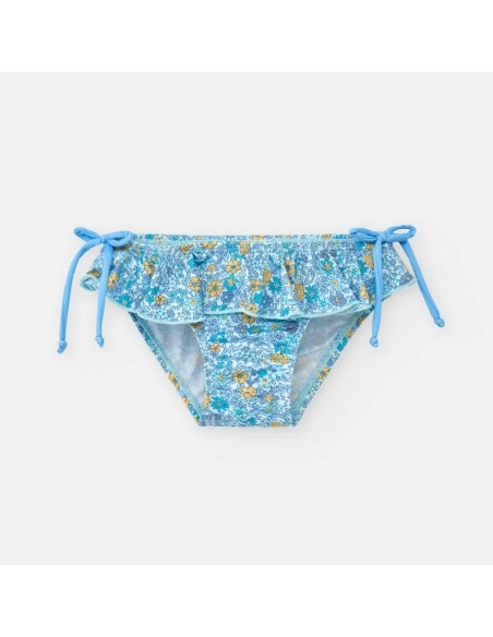 Culetín baño flores azules