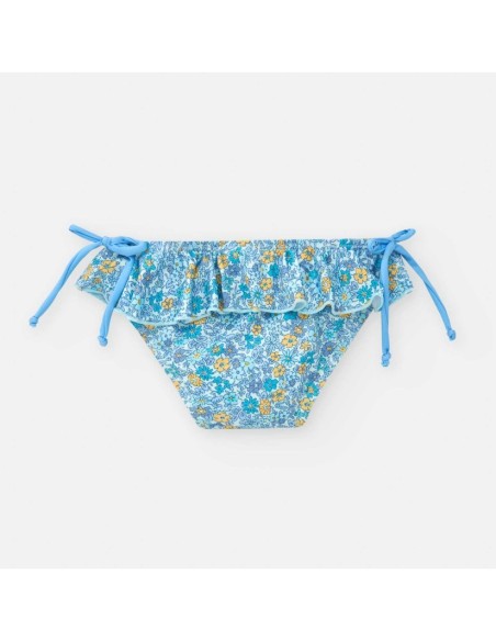 Culetín baño flores azules