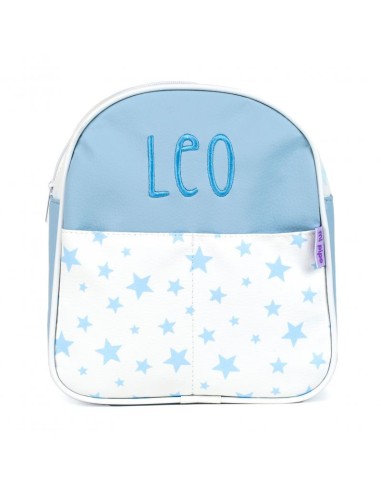 NUEVA Mochila Estrellas Azul Personalizado