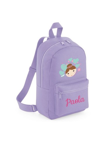Mochila Medium Nylon Hada personalizada, color a elegir