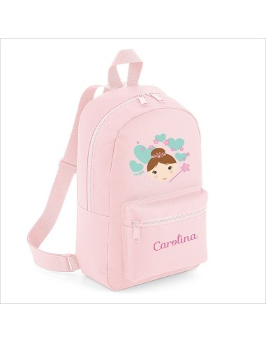 Mochila Medium Nylon Hada personalizada, color a elegir