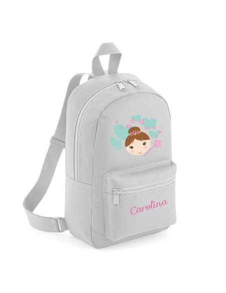 Mochila Medium Nylon Hada personalizada, color a elegir