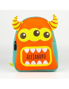 Mochila neopreno Neón Monster personalizada